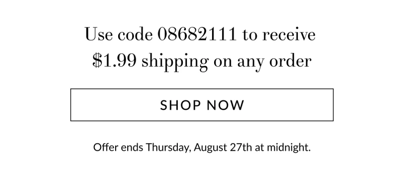$1.99 shipping on any order