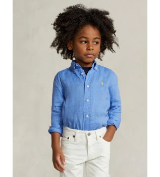 blue-linen-shirt