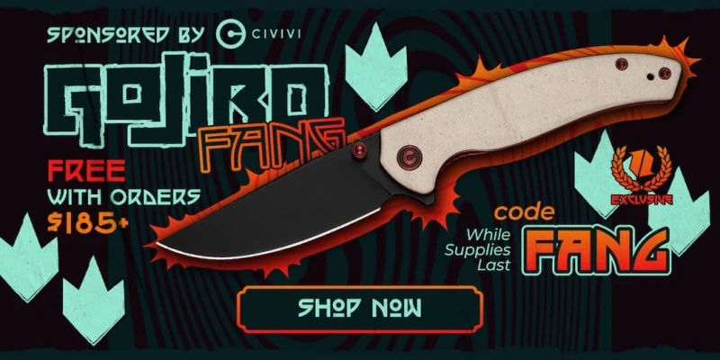 FREE CIVIVI Gojiro Fang With Orders $185+
