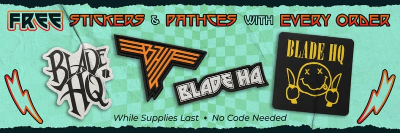 FREE Stickers & Patches With Every Order!
