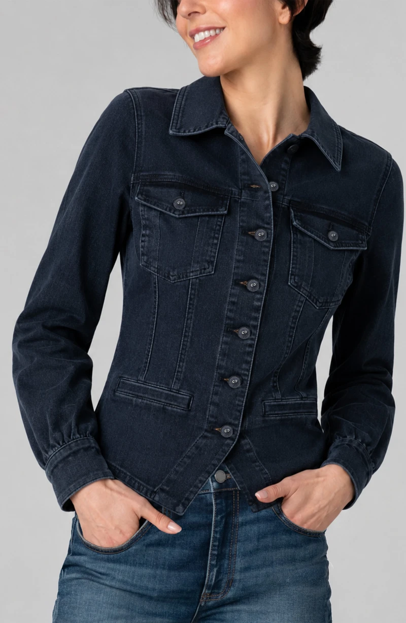 Image of PATCH POCKET FITTED JACKET