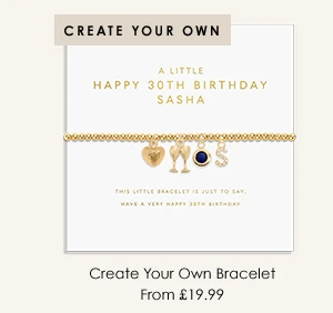 Create Your Own Bracelet in Gold Plating