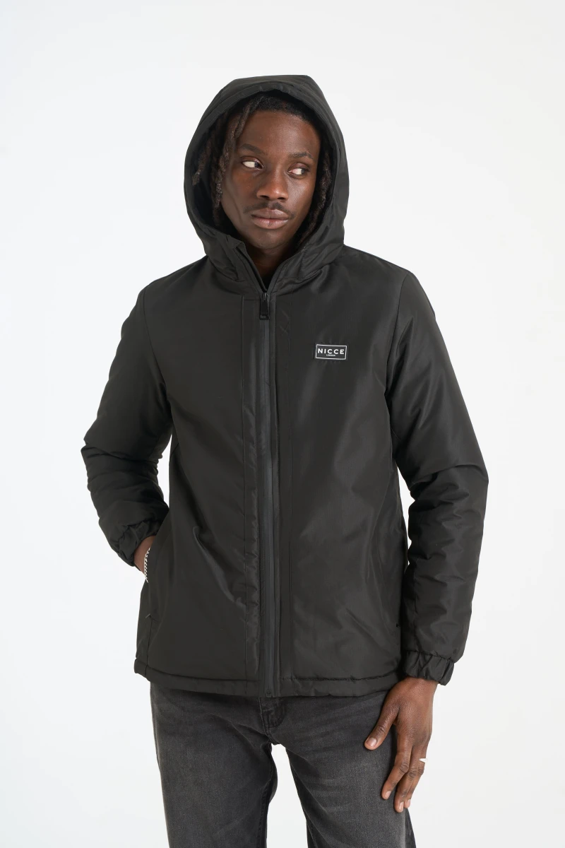 Image of NICCE Mens Jacket TURNSTILE | BLACK