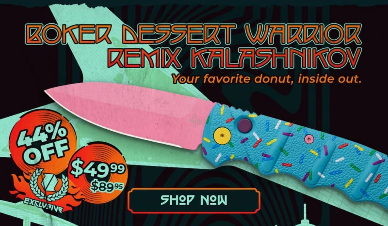 Boker Kalashnikov Dessert Warrior Remix