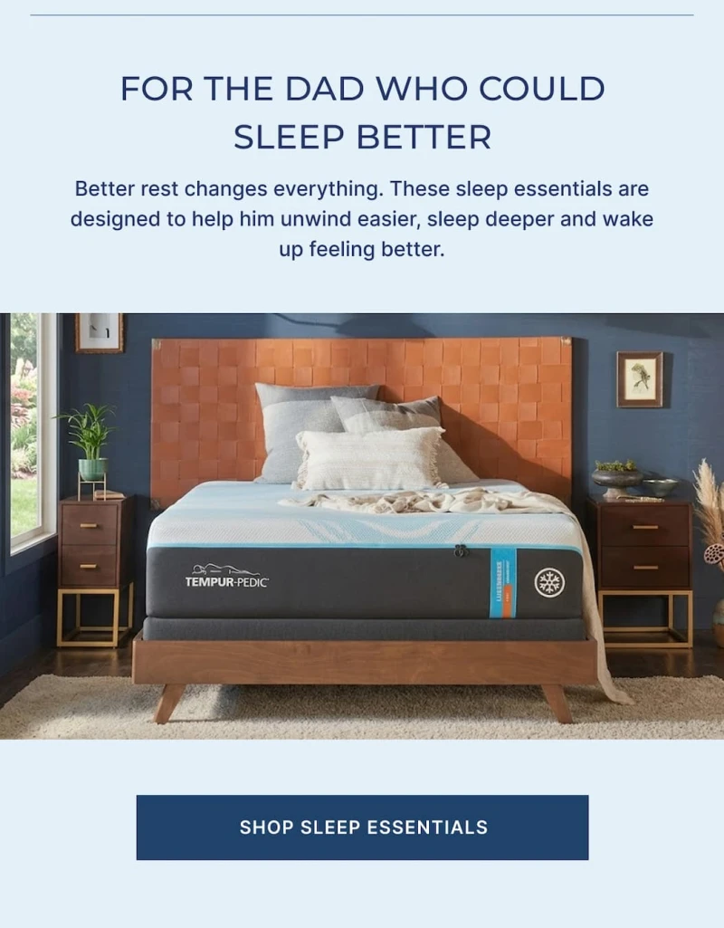 For the dad who could sleep better shop sleep essentials