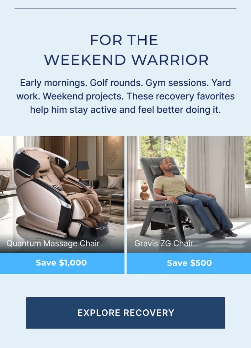 Explore recovery for the weekend warrior