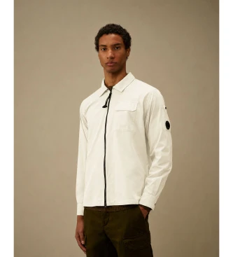 Sobrecamisa Organic Zip blanco roto