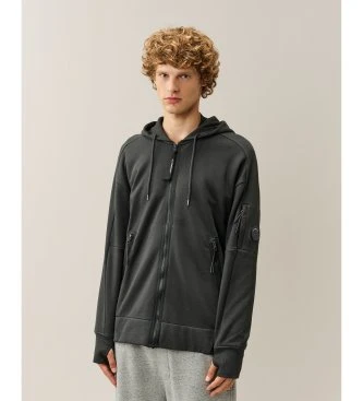 Sudadera Lens Zip negro