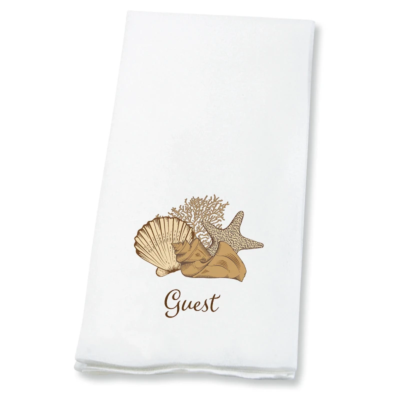 Image of Seashells Disposable Hand Towels