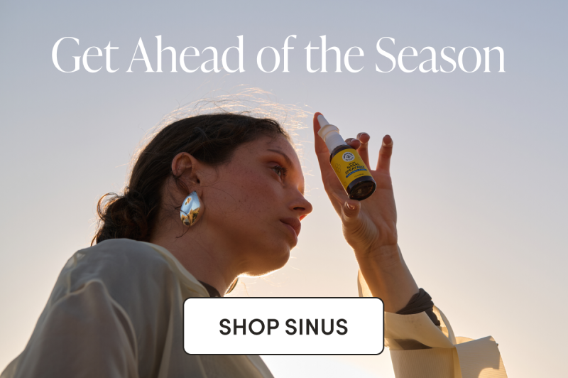 Get Ahead of the Season  CTA: SHOP SINUS