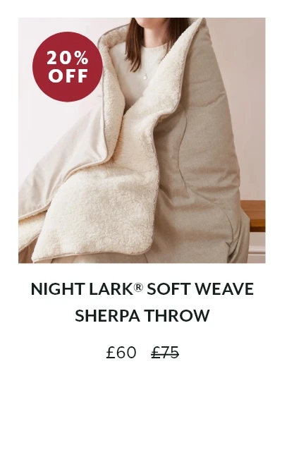 Night Lark® Soft Weave Sherpa Throw