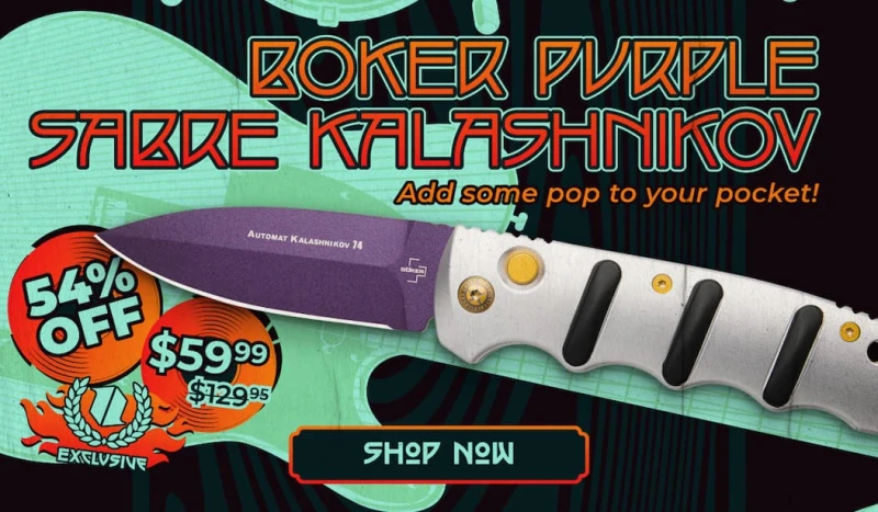 Boker Purple Sabre Kalashnikov