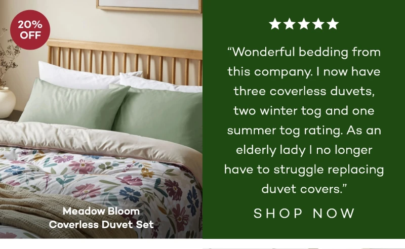 Meadow Bloom Coverless Duvet Set