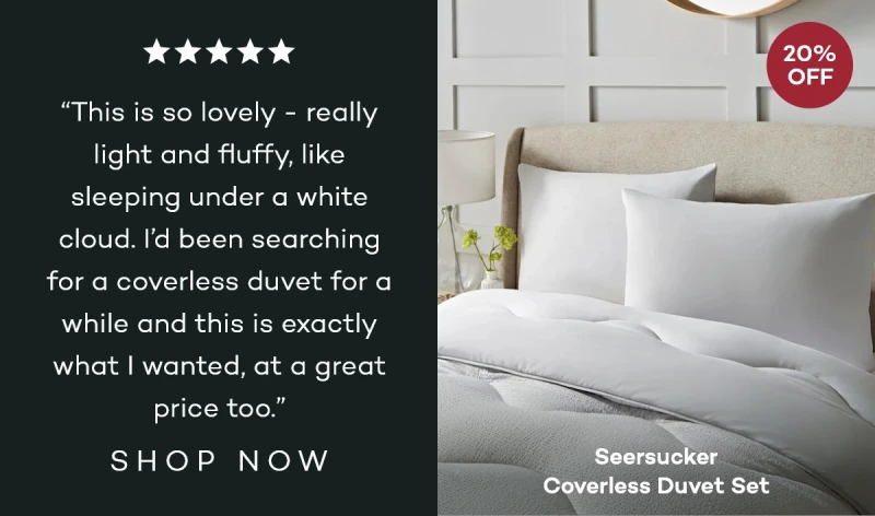 Seersucker Coverless Duvet Set