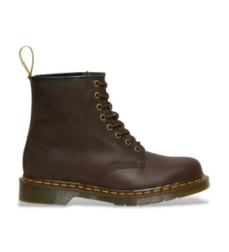 Botas de piel 1460 Crazy Horse marrón