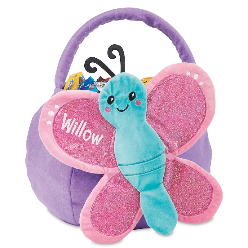 Image of Butterfly Halloween Personalized Treat Basket