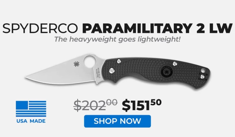 Spyderco Paramilitary 2 LW