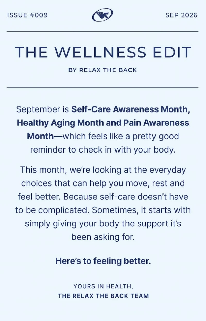 september is self care awareness month