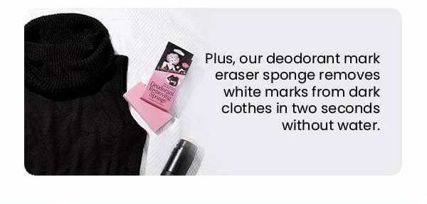 Deodorant Removing Sponge