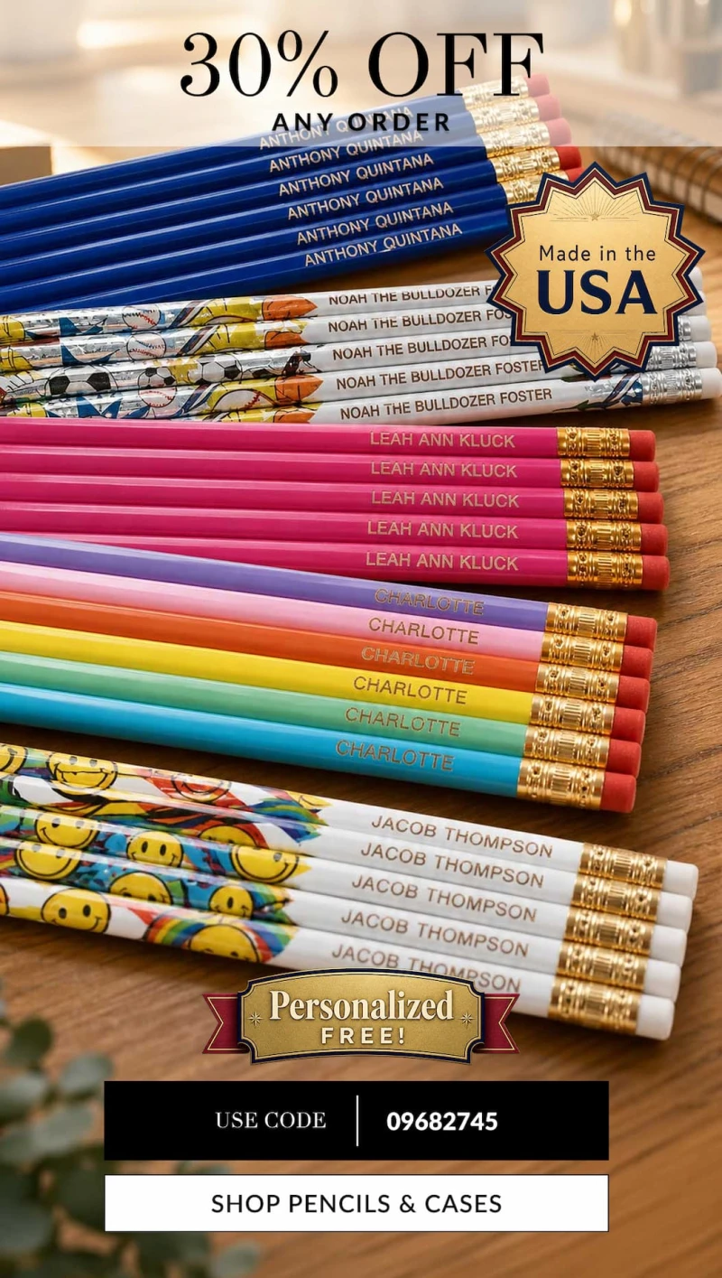 30% OFF Any Order | Save up to $2 | Personalized Free!