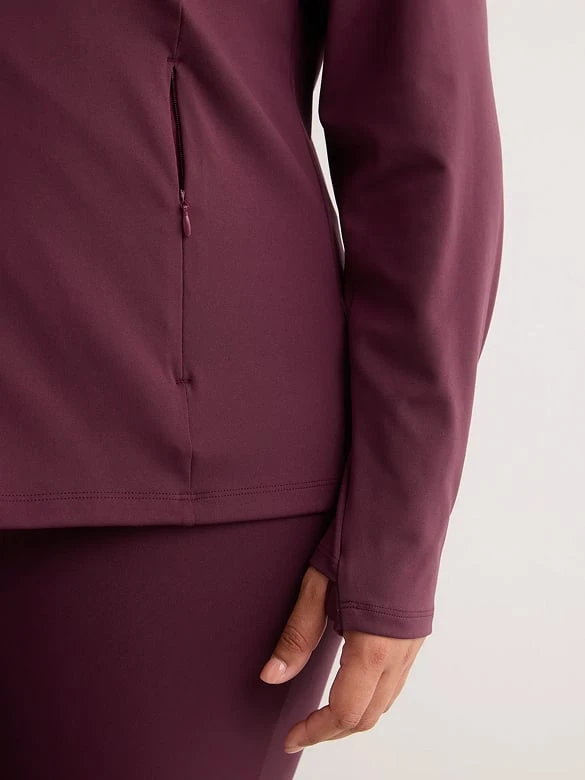 The Mock-Neck Zipper Jacket 