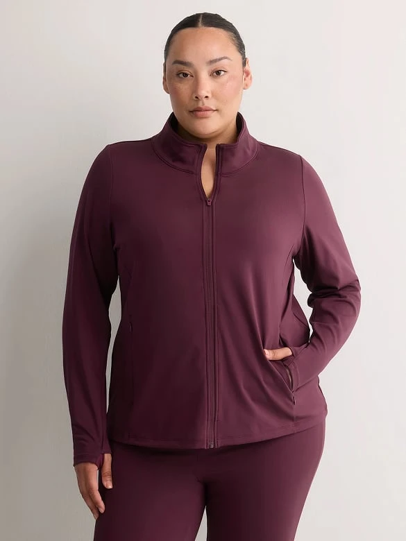 The Mock-Neck Zipper Jacket 