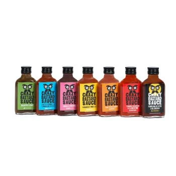 Les 7 sauces piquantes Crazy Bastards
