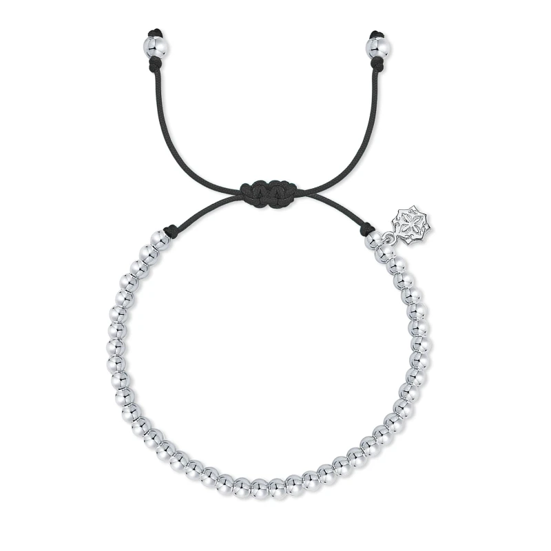 Image of Men's Black Misanga Cord Bracelet