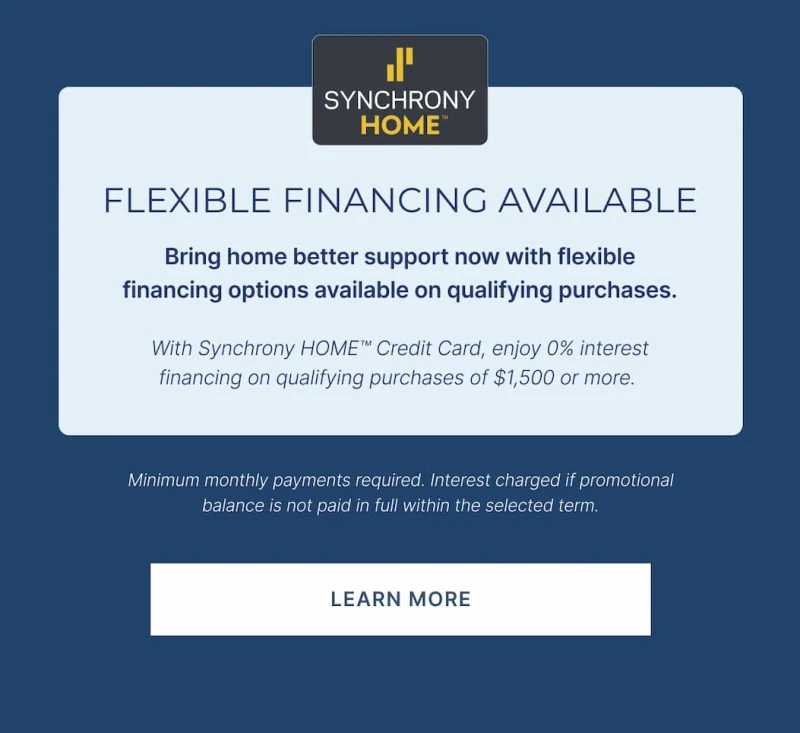 flexible financing available