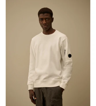 Sudadera Diagonal Raiser Lens blanco roto