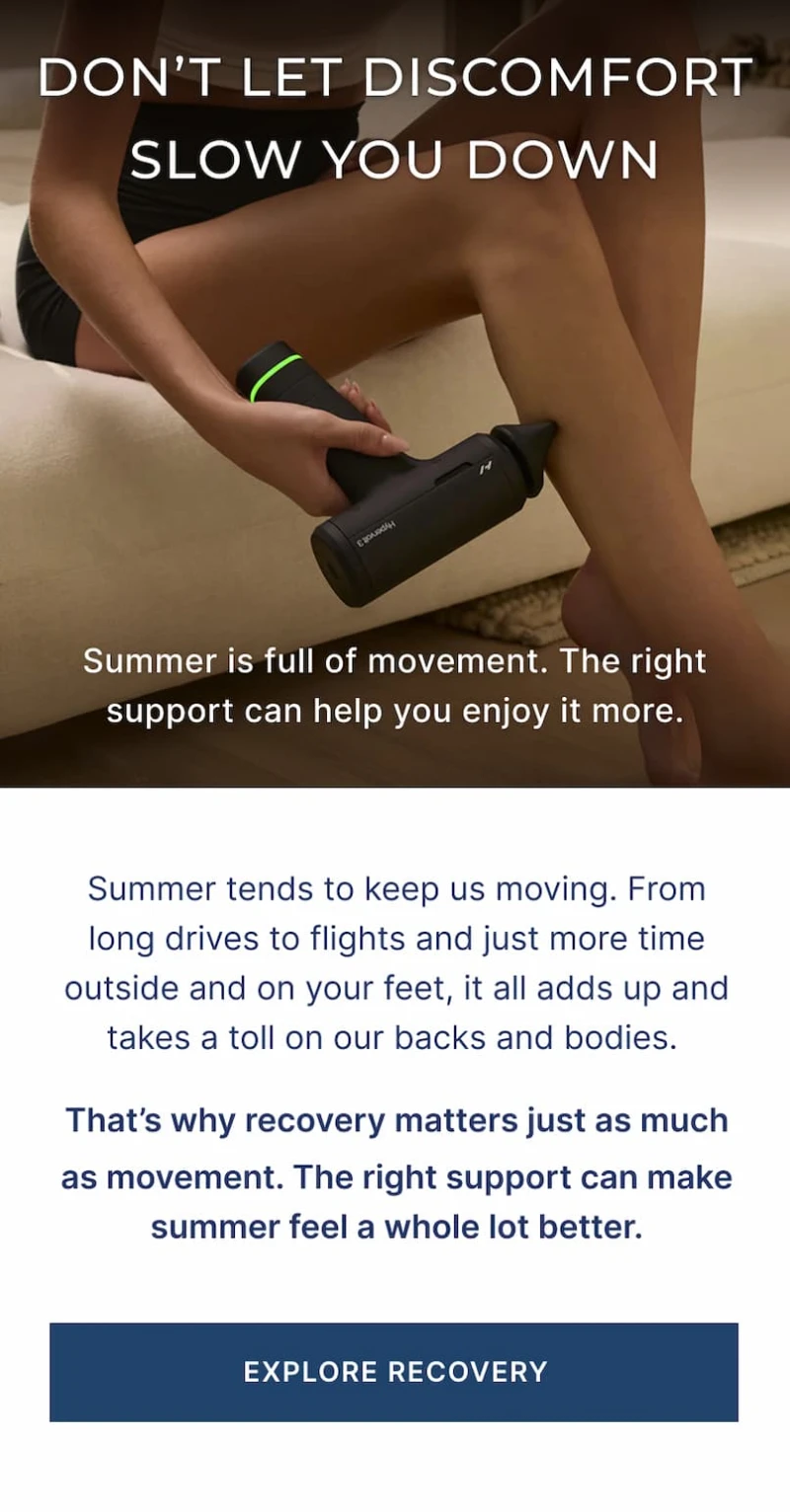 recovery matters just as much as movement. 