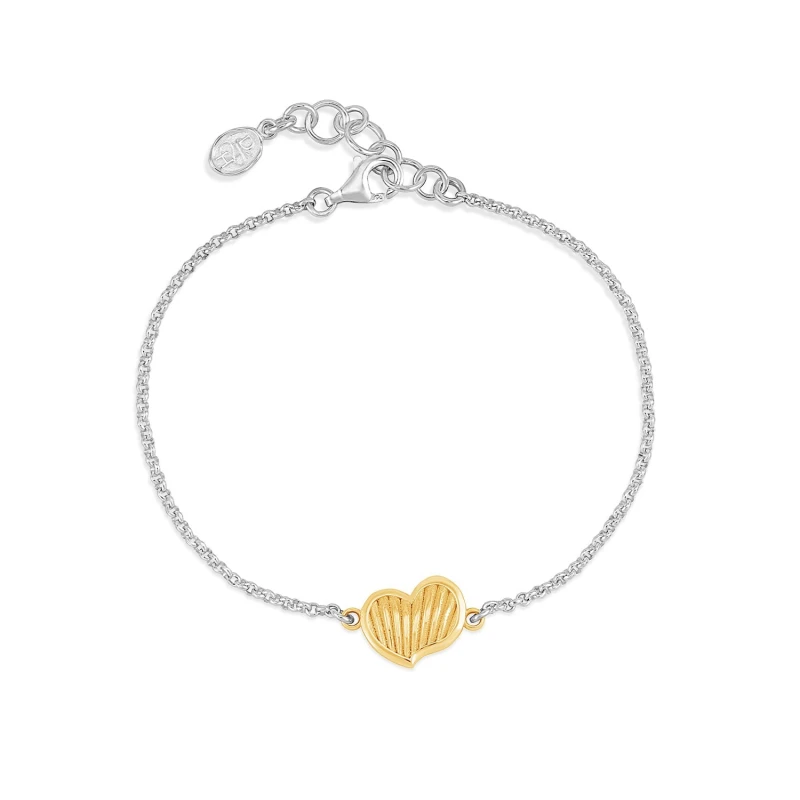 Image of Humbug Heart Chain Bracelet