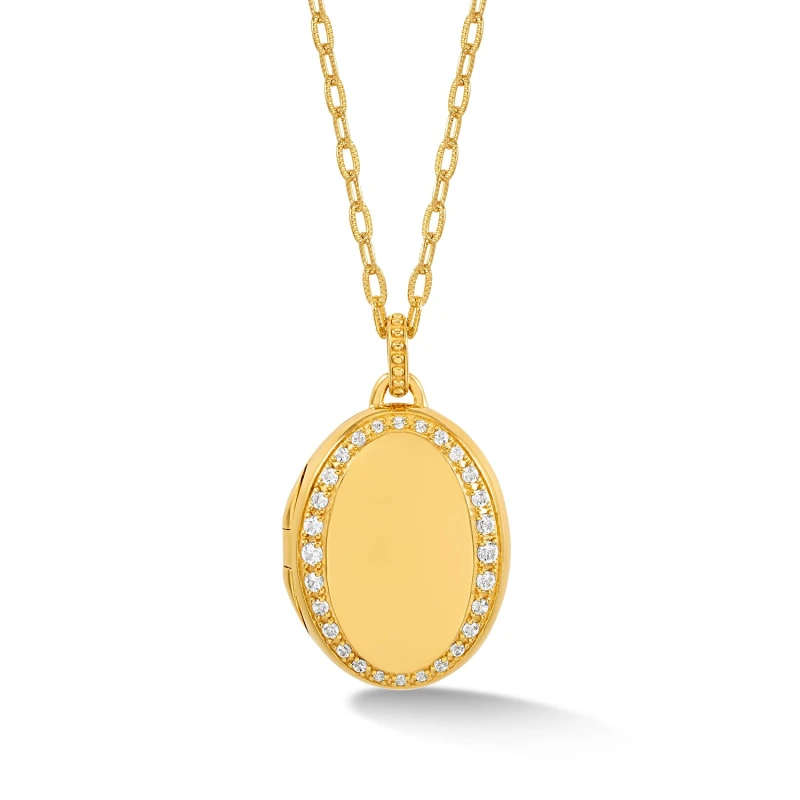 Image of 'Celeste' Sapphire Photo Locket