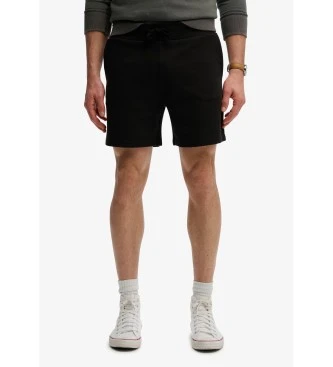 Short Essential Logo Classic negro
