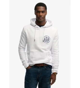 Sudadera con capucha Lo-Fi Dockside blanco