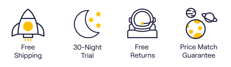 Free shipping and 60-night trial Free shipping and 60-night trial