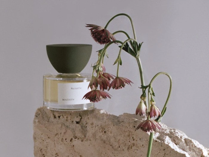 Noisette Eau de Parfum on stones