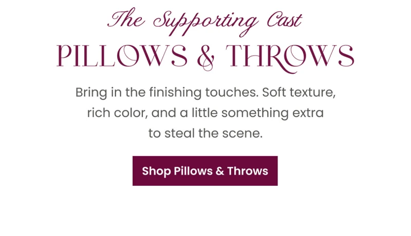 Shop Pillows & Throws