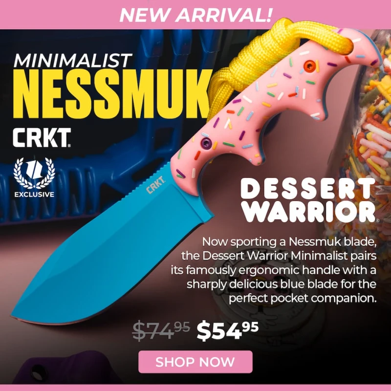 CRKT Dessert Warrior Minimalist Nessmuk