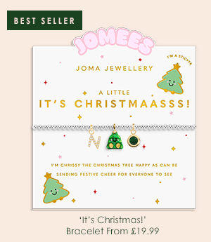 Kids' A Little Jomees 'It's Christmaasss!' Bracelet In Silver and Gold Plating
