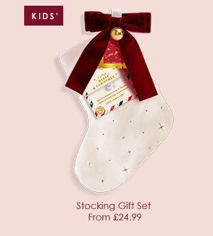 Kids' Stocking A Little 'Merry Christmas' Bracelet Gift Set In Silver Plating