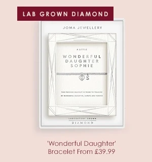 Laboratory Grown Diamond A Little 'Wonderful Daughter' Bracelet