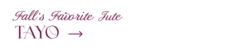 Fall's Favorite Jute TAYO
