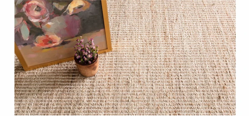 Shop Gridwork Handwoven Jute Rug