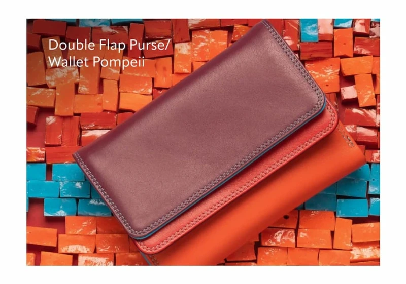 Double Flap Purse/Wallet Pompeii
