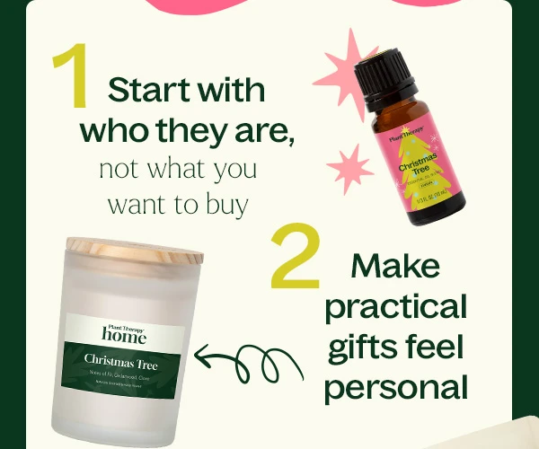 Start with who they are, | Make practical gifts feel personal
