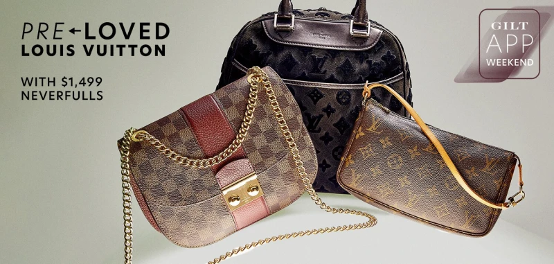Pre-Loved Louis Vuitton with $1,499 Neverfulls