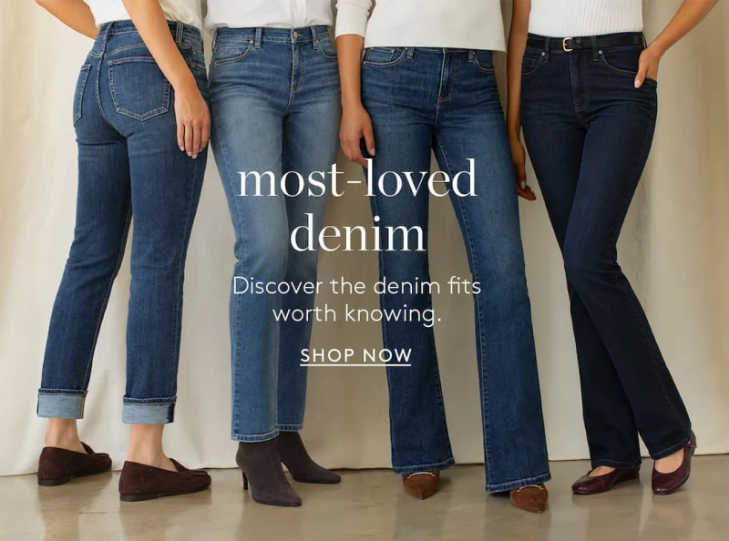 Most-loved denim. Discover the denim fits worth knowing. SHOP NOW.