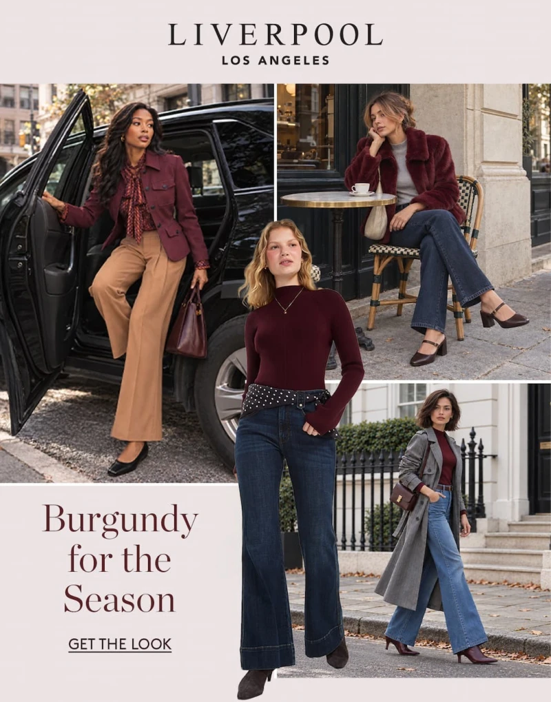 Burgundy for the Season, Get the Look