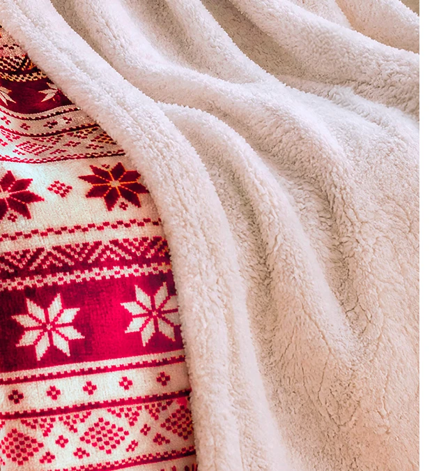 Le + de plaid douceur de noël